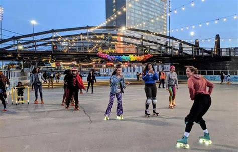 canalside roller rink photos|The return of roller skating at Canalside